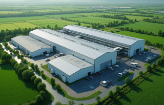 an_advanced_modern_factory_surrounded_by_lush_green_fields_showcasing_clean_and_efficient_productio_wgcji1vt2qt025bi1czz_0